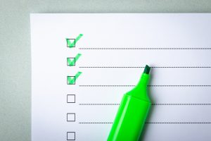 check list for CPR instructor supplies